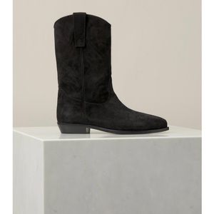 Closed Western Black Suede Boots